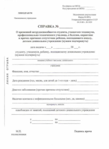 Купить справку 095/у в Челябинске | О болезни студента с доставкой